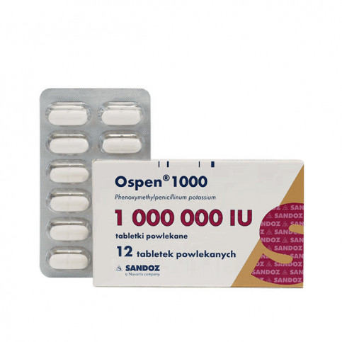 Купить Оспен (Феноксиметилпенициллин) таблетки 1000000 МЕ №12 в Москве - Отзывы в Красноярска